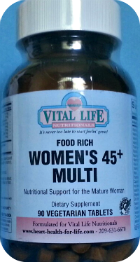 Women's 45+ Food Rich Energizer Vitamins